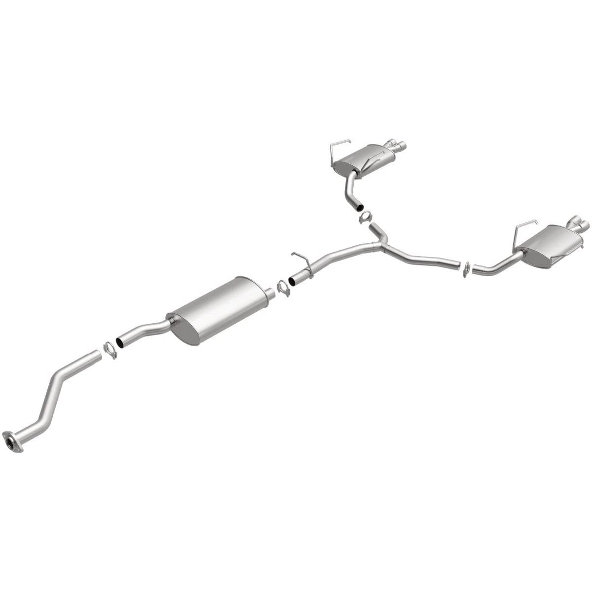 Fits 2007-2008 GMC Acadia Direct-Fit Replacement Exhaust System 106-0170